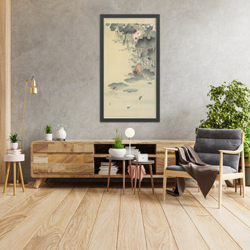 A framed image of 