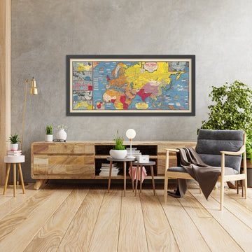 Mappa del Dopoguerra 2 di Turner, 1945: Emisfero Orientale, Note Storiche 