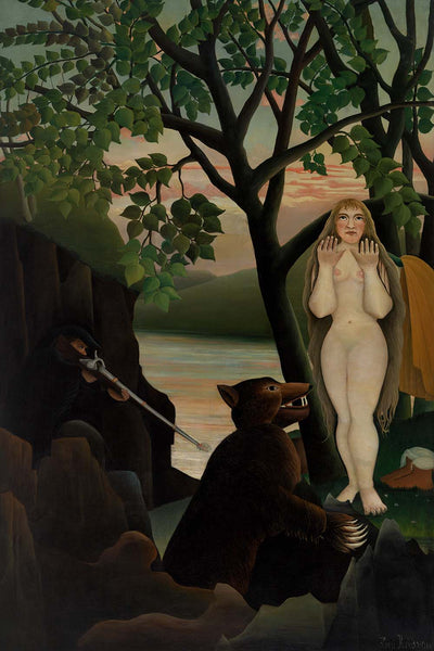 Unangenehme Überraschung (Mauvaise-Überraschung) von Henri Rousseau, 1901