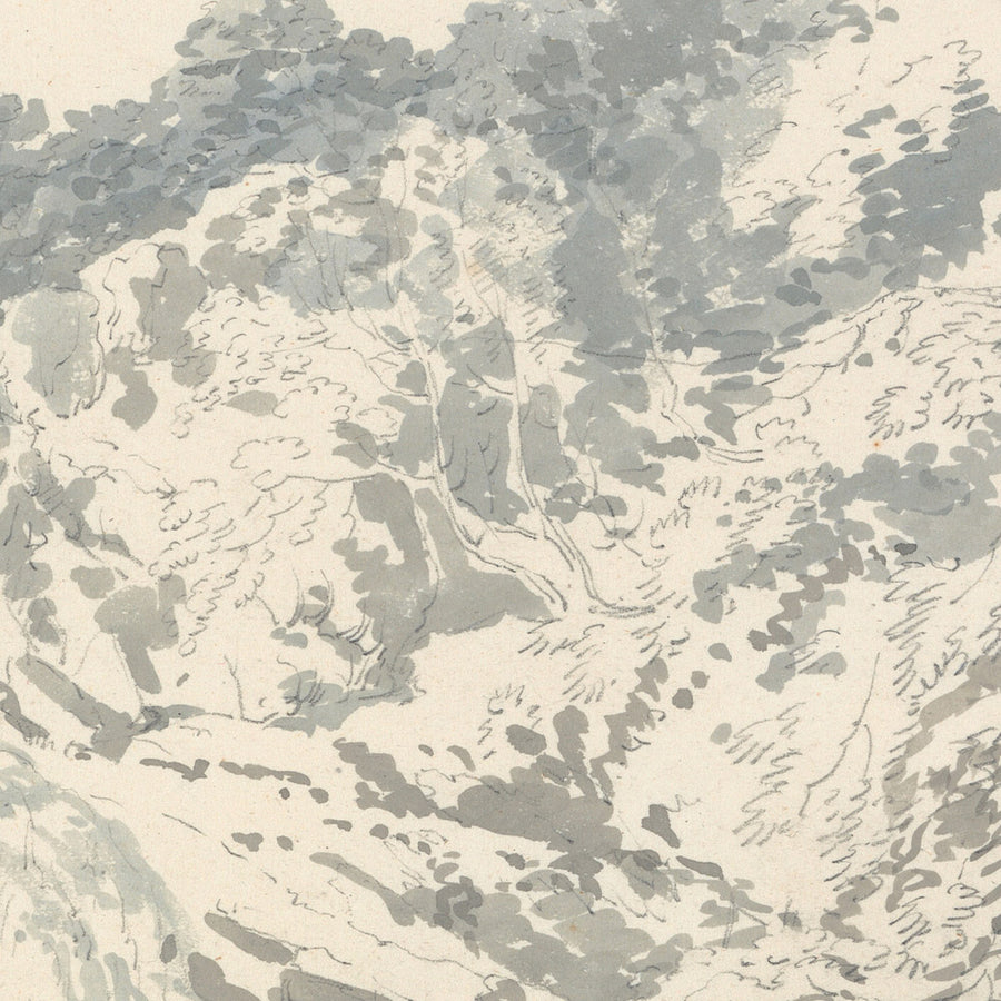 Landschaft mit Wasserfall von Turner, 1796 