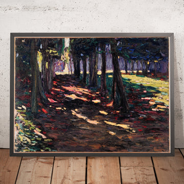 A framed image of 