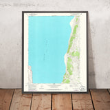 Old Map of Bear Lake, Utah by USGS, 1969 – South Shore, Hills & Access Trails