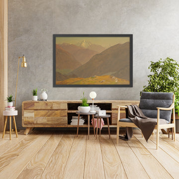 A framed image of 