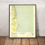 Old Map of Virginia Beach, Virginia, 1948 by USGS – Camp Pendleton, Lynnhaven & Atlantic Ocean