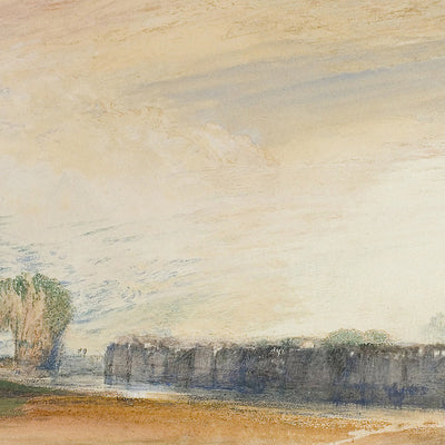 Sunset and Moonrise by Turner, 1822