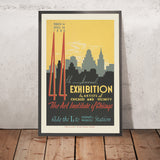 Poster di Chicago: 44ª Esposizione Annuale degli Artisti di Chicago e dintorni di John Buczak, 1940 