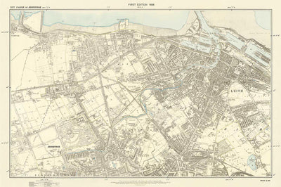 Personalised Old Map of Bedford