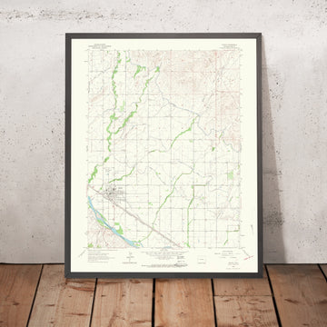 Old Map of Fruita, Colorado by USGS, 1962 – Colorado River & Monument Canyon