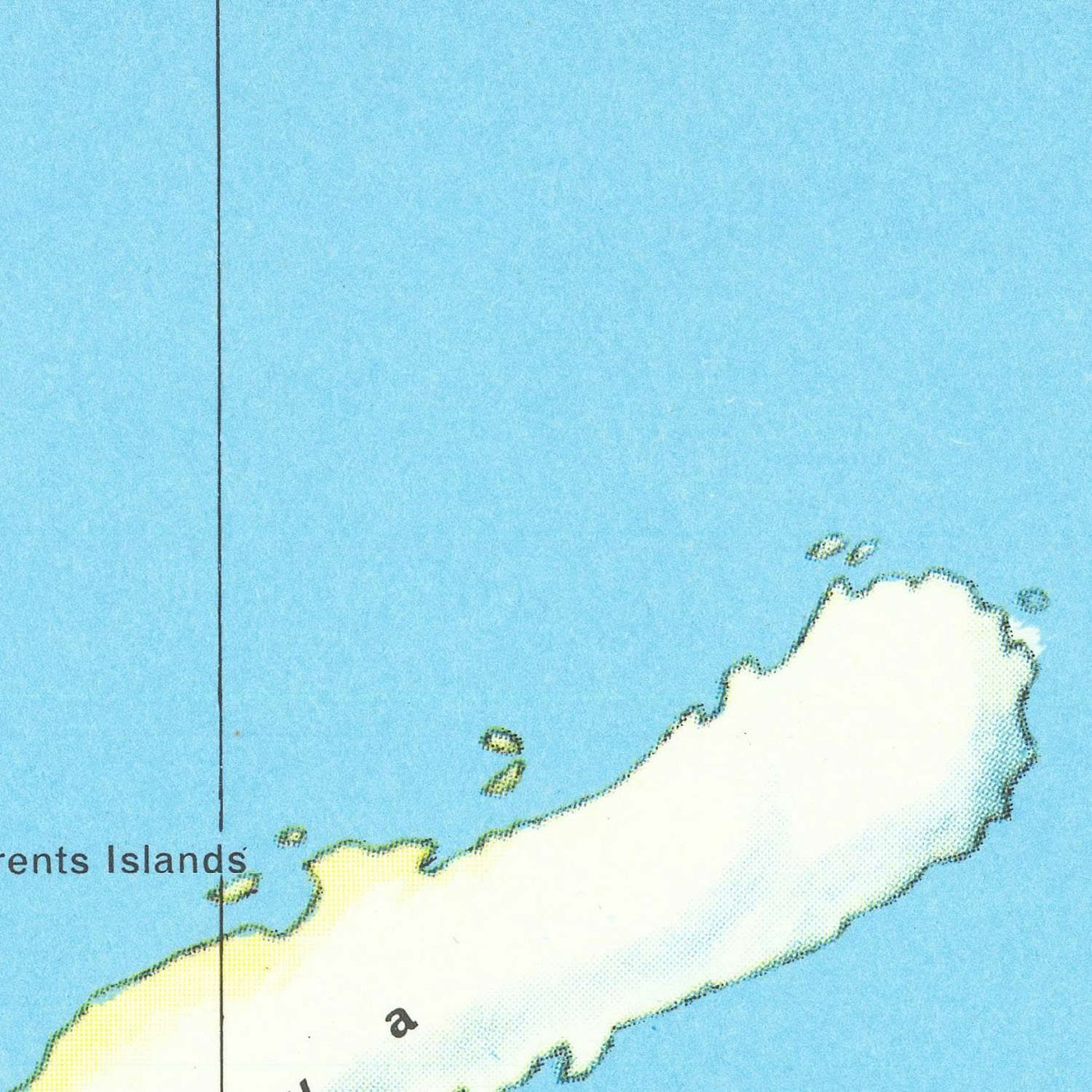 Große Weltkarte der Air France-Routen, 1961: Hell & Modern, Klimazonen, Topographie 