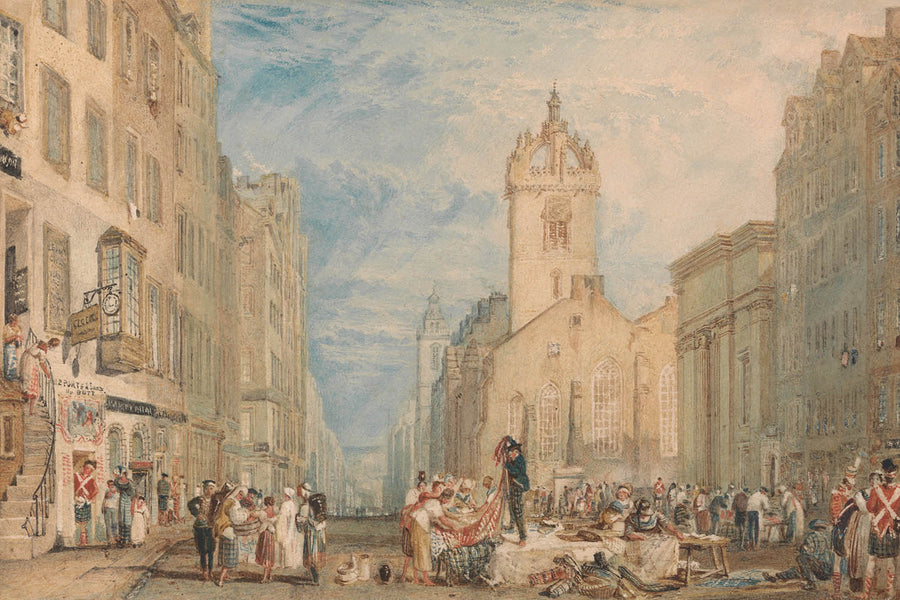 High Street, Edinburgh von Turner, 1818 