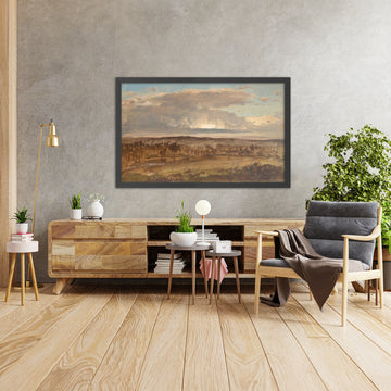 A framed image of 