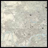 Personalised Old Map of Kensington and Chelsea