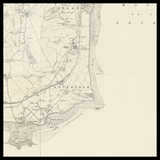 Personalised Old Map of Barry