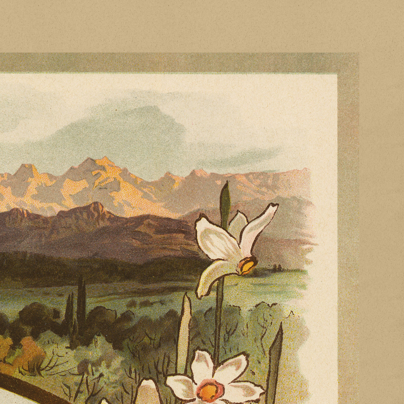 Bernese Oberland Electric Railway Travel Poster by Anton Reckziegel, 1904