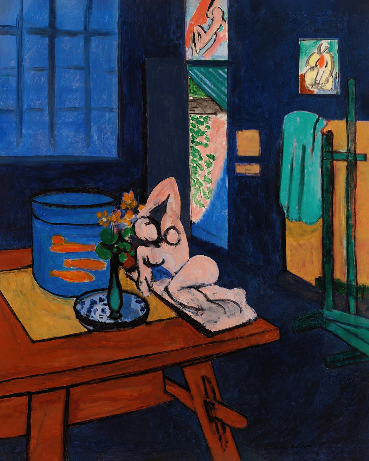 L’Atelier aux poissons rouges (The Studio with Goldfish) by Henri Matisse, 1912