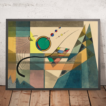 A framed image of 