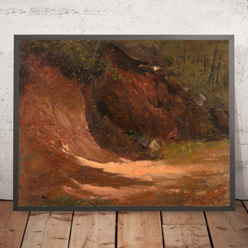 A framed image of 