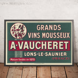 A. Vaucheret Vintage Sparkling Wine Poster, 1911