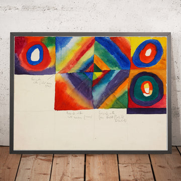 A framed image of 