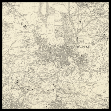 An old Ordnance Survey map of Dudley