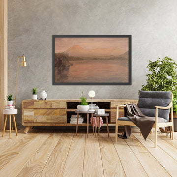 A framed image of 