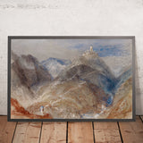 Castello in alto vicino a Ginevra di Turner, 1836 