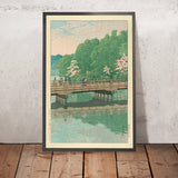 Benkei-Brücke in Akasuka von Hasui Kawase, 1935 