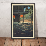 Temple Heirin-ji à Nobidome par Hasui Kawase, 1952 