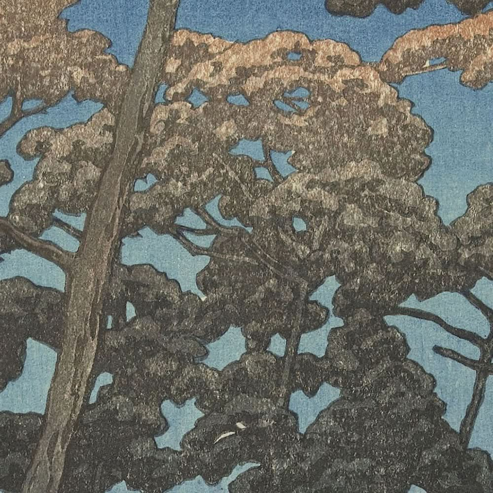 Hikawa-Park in Omiya von Hasui Kawase, 1930