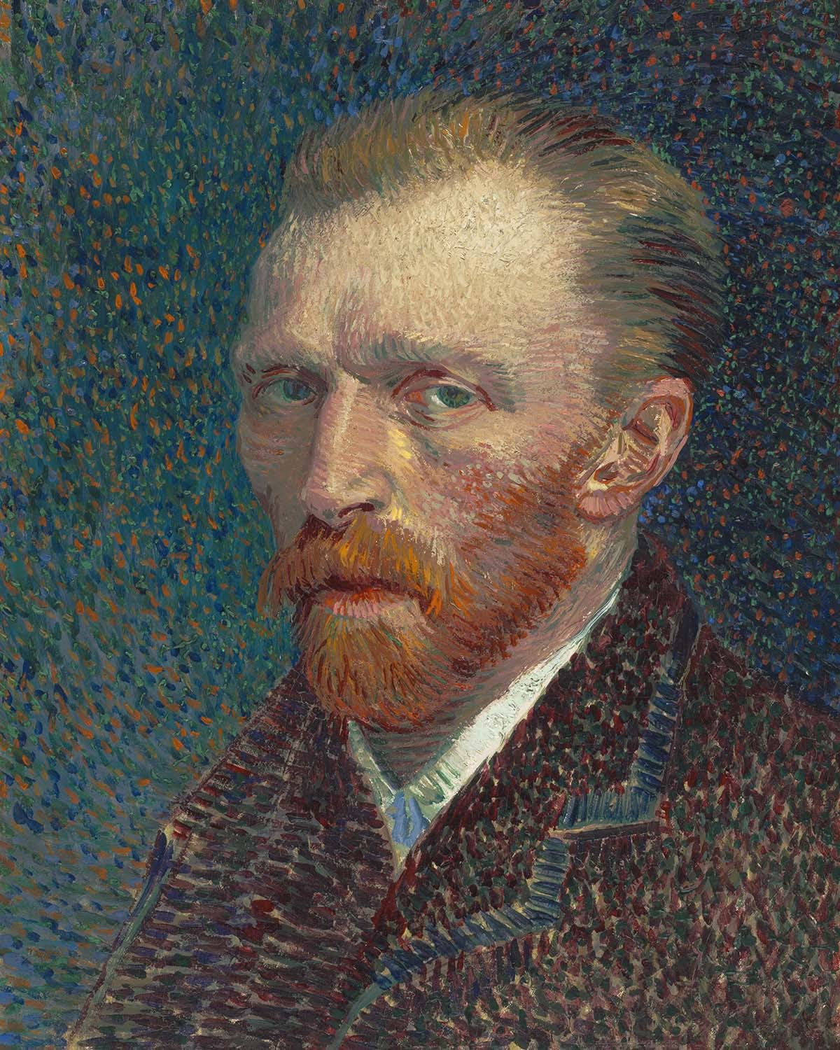 Self Portrait by Vincent Van Gogh, 1887