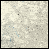 Personalised Old Map of Highgate