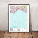 Old Map of Aptos, California by USGS, 1954 – Capitola, Soquel & Soquel Cove