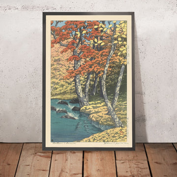 Autunno a Oirase di Hasui Kawase, 1933 