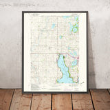 Old Map of Okoboji, Iowa by USGS, 1970 – West Okoboji Lake & Spirit Lake