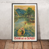Elixir de La Semois Vintage Liqueur Poster by F. Bordt, 1910