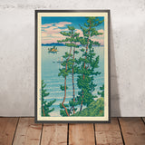 Parc Nishi, Fukuoka par Hasui Kawase, 1935 