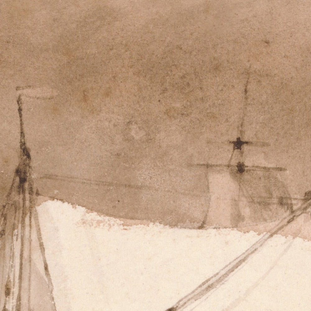 Shipping Scene, with Fishermen by Turner, 1815