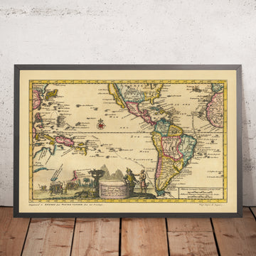 Old Map of Magellan&