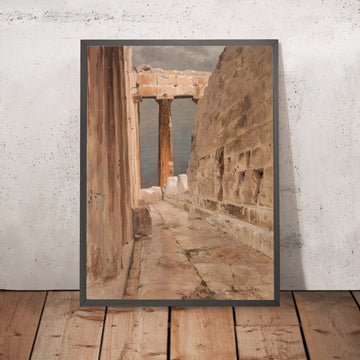 A framed image of 