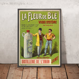 La Fleur de Blé Vintage Advertising Poster, 1910