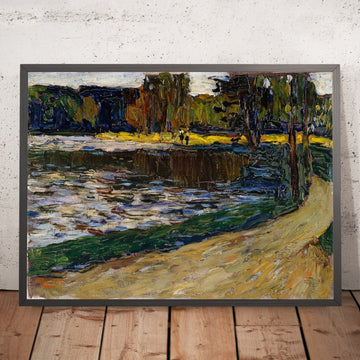 A framed image of 
