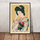Printemps Départ (Yuku Haru), Femme Japonaise par Hasui Kawase, 1935 