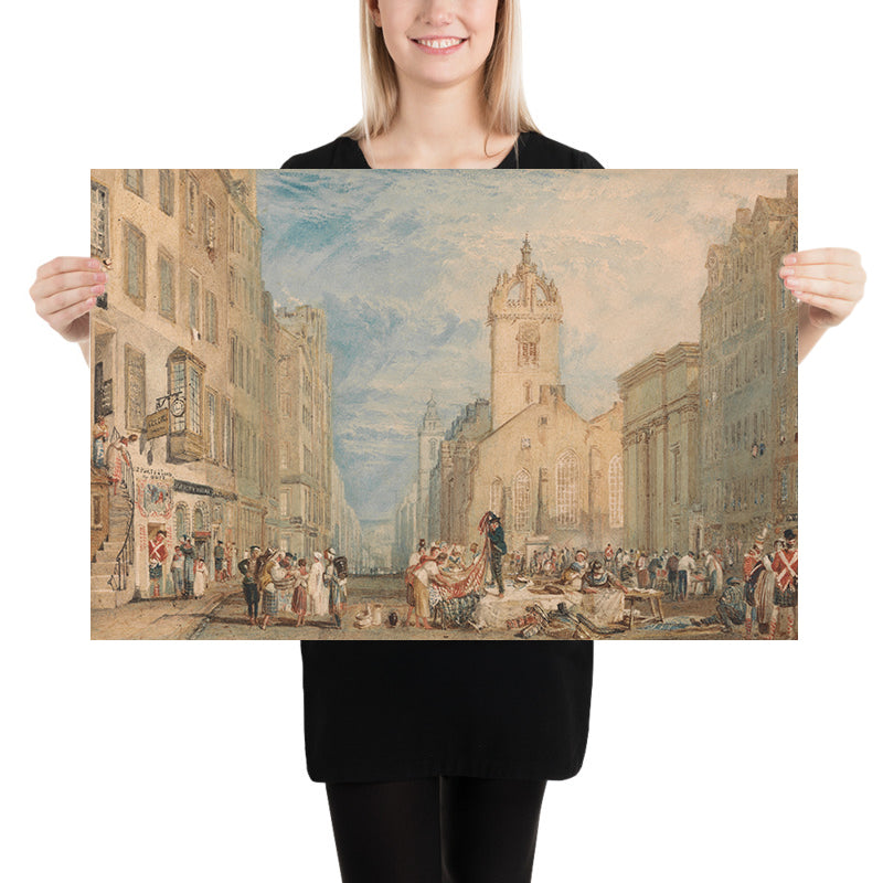 High Street, Edinburgh von Turner, 1818 