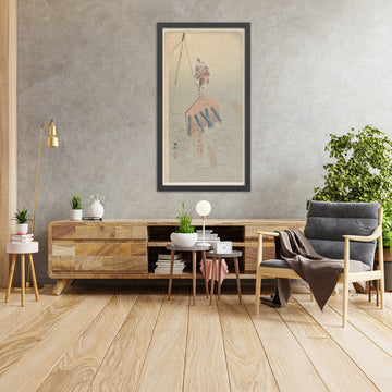 A framed image of 
