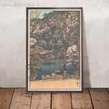 Eight Scenes of Cherry Blossom; Arashiyama by Yoshida Hiroshi, 1935