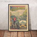 Affiche de voyage Eaux-Bonnes par Imp. Camis, 1892 
