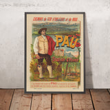 Pau Reiseplakat: Station d’Hiver von F. Appel, 1890 