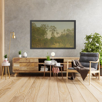 A framed image of 