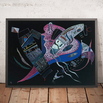 A framed image of 