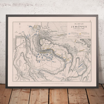 Bataille de Jemappes, 6 novembre 1792 : Guerre révolutionnaire française 